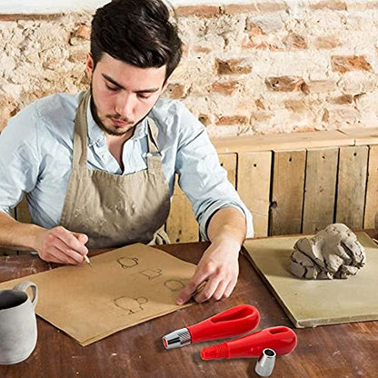 Linoleum Cutter Set, 2 Sets Craft Lino with 6 Assorted Blades for Lino Cutting and Crafting, Carvings, DIY Craft