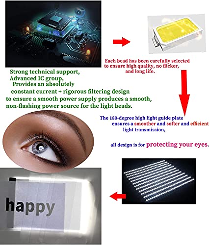 A4 Tracing Pad LED Light Board Artists Light Boxes, Portable Ultra-Thin Adjustable USB Power Artcraft LED Trace Light Pad for Drawing, Sketching, Animation, Tattoo