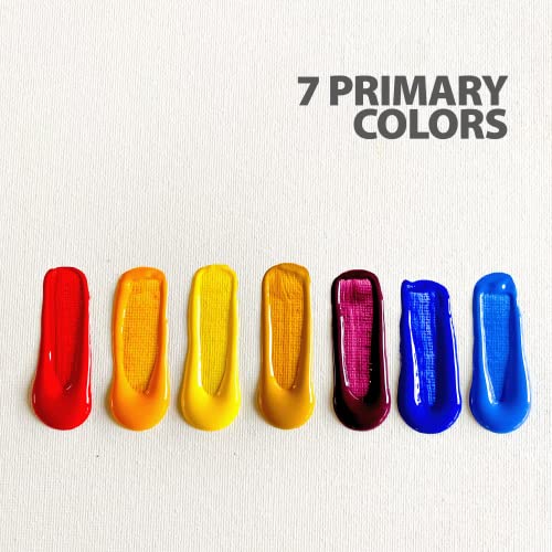 milo Acrylic Paint Set, 12 Primary Colors, 8 oz Bottles, Semi-Gloss - style: Primary Set 12 x 8 oz