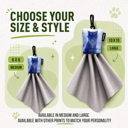 SPUDZ Classic Microfiber Lens Cleaner – Clip-On Pouch, Washable – for Binoculars, Scopes, Glasses, Screens | Classic | Vanish Tan, 6 x 6 Inch - color: Vanish Tan, size: 6 x 6 Inch
