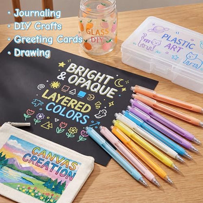 Aisibeiger 18 Pack Colorful Gel Ink Pens 0.7mm Fine Point Pen