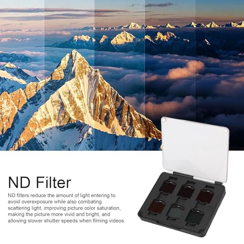 ND CPL Filters Set for O4 Air Unit Pro ND8 ND16 ND32 ND64 Drone Lens Filters Ultra Violet Filter HD Optical Glass Aluminum Alloy Frame