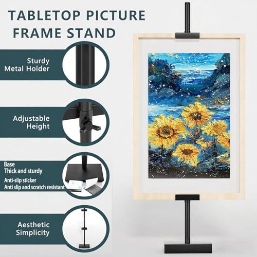 30''Adjustable Tabletop Easel Stand, Picture Frame & Sign Display Stand (30 inch)