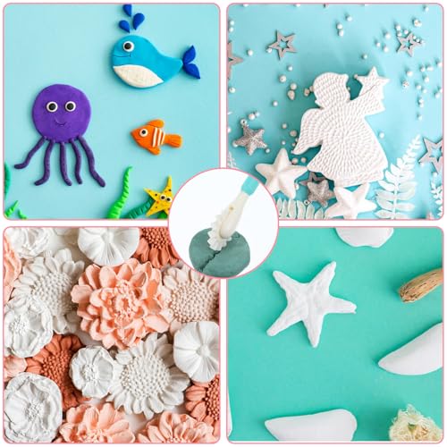 12PCS Clay Sculpting Tools, Double-Head Ceramic Pottery Tool Plastic DIY Clay Fondant Tool Modeling Tools Set Air Dry Clay Tools Polymer Clay Art Tools for Polymer Pottery Cake Decoration