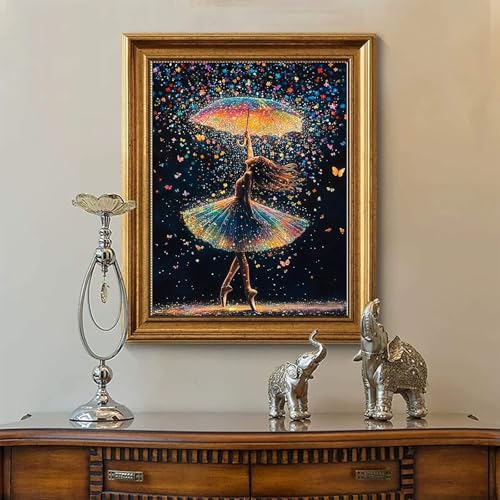 Ballet Paint by Numbers for Adults - Dancer Paint by Number on Canvas - color: MT22974