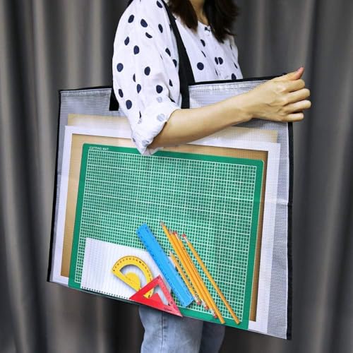 Opret Art Portfolio Bags 19X25 Inch with Handle and Zipper - color: 2 Pack