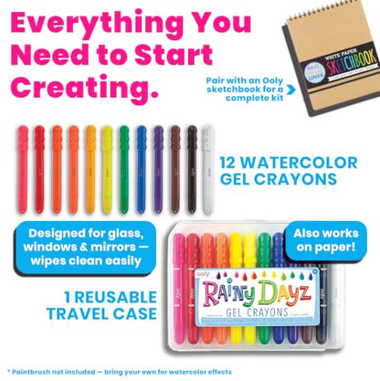OOLY, Rainy Dayz Gel Crayons (133-48) - style: Rainy Dayz Gel Crayons