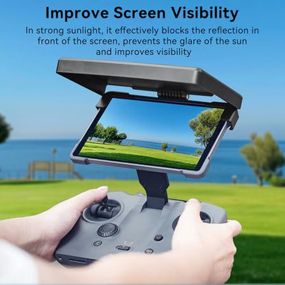 RC Pro 2 Controller Sun Hood - Screen Protector Sunshade Cover Remote Control Accessories for DJI Mavic 4 Pro/Mini 4 Pro/Air 3/Air 3S Drone