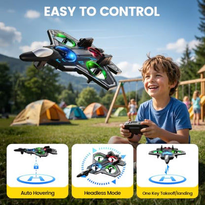 Remote Control Airplane RC Plane for Kids, Adults, Foam Fighter Jet Planes