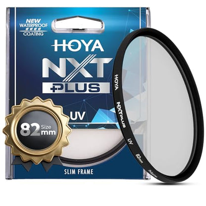 HOYA 82mm NXT Plus UV Filter Schott B270 Glass HMC Multi-Coated Waterproof - size: 82 mm