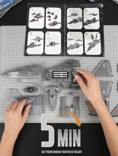 1:72 Scale F-35 Fighter Jet Quick Build Model Kit - color: 3.f-35