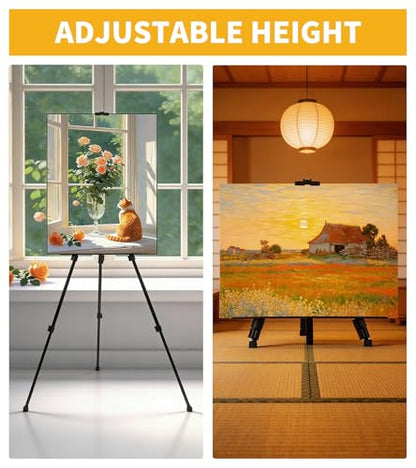Easel Stand for Sign, Art Painting Artist Display Tripod 17" to 63"