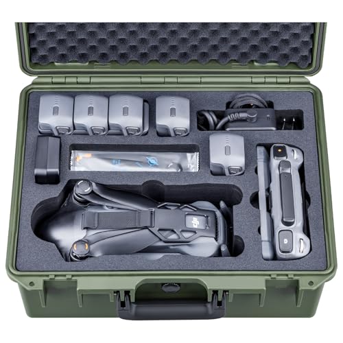 Lykus Titan M400 Hard Case for DJI Mavic 4 Pro and DJI RC Pro 2/RC2 - color: Green