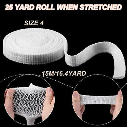 1 Roll 15m Tubular Bandage Elastic Net, Size 4 for Arm - size: Size 4 for Arm