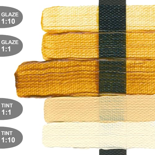GOLDEN Heavy Body Acrylics, Transparent Yellow Iron Oxide, 8 fl. oz. Jar