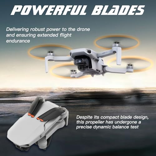 x xotic tech Propellers Replacement Low-Noise and Quick-Release 4726 Blades Props Propeller Guard Protector Compatible with DJI Mini 2 SE/Mini SE/Mini 2/Mini 4k Drone(20PCS)