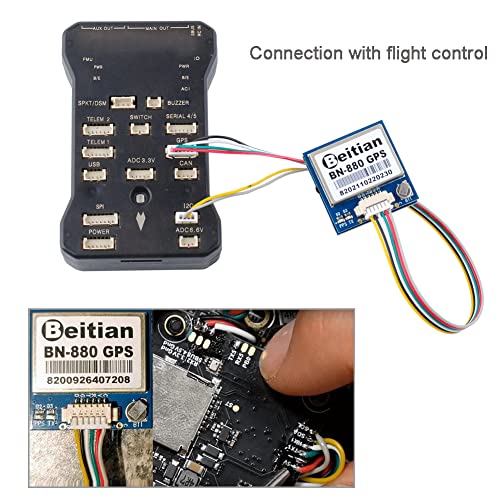 BN-880 GPS Receiver Compass Module Glonass Beidou NMEA0183 9600bps