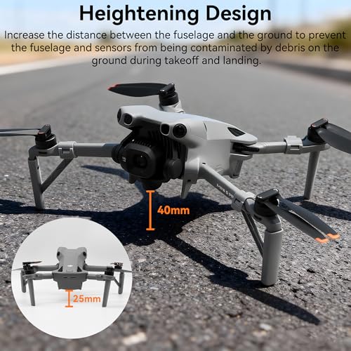 Mini 5 Pro Landing Gear - Extended Landing Legs Heightened Support Bracket Protector for DJI Mini 5 Pro Drone Accessories Portable Extension Feet Stand