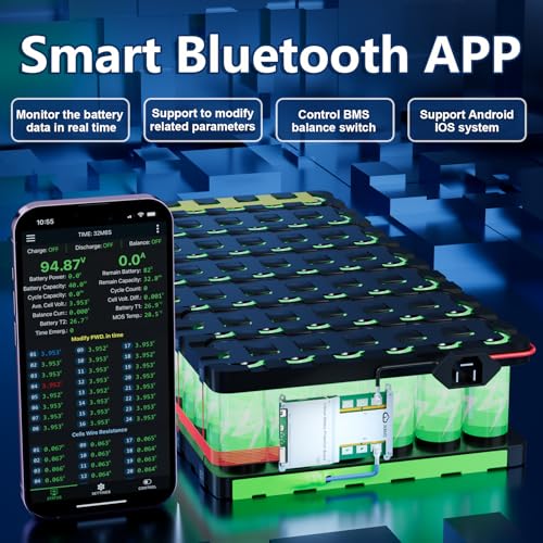 JKBMS JK-B2A8S30P 3S-8S 300A Lithium Battery BMS, 2A Active Balance - size: JK-B2A8S30P