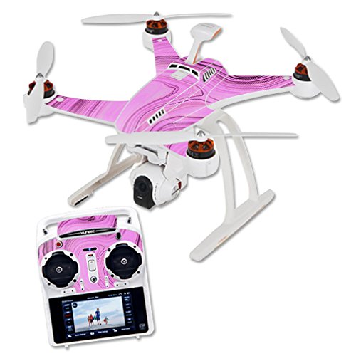 MightySkins Skin Compatible with Blade Chroma Quadcopter Drone wrap Cover Sticker Skins Pink Thai Marble