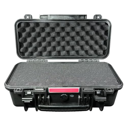 DCB Cases - Element 4802F | 19 x 9 x 8 Ext Dim | IP67 Waterproof | Pluck Foam Insert | Foldable Handle | Pressure Control Valve | Resin-Reinforced Injection Molded Plastic | 2 Latch Lid Close