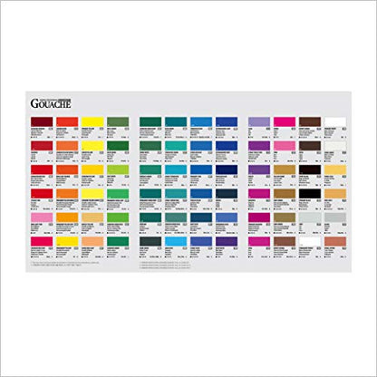 ShinHan Professional Designer Gouache 15ml Tube 24 Colors Set A
