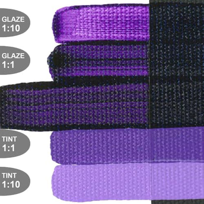 GOLDEN OPEN Slow-Drying Acrylics, Dioxazine Purple, 2 fl. oz. Tube - color: Dioxazine Purple, size: 2 Fl Oz (Pack of 1)