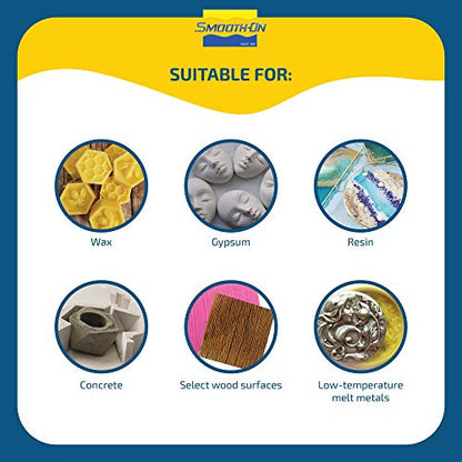 Complete Mold Making & Casting Kit – Includes Mold Star 30 Platinum Silicone Rubber, Ease Release 200 Spray, and Smooth-Cast™ 300 Resin