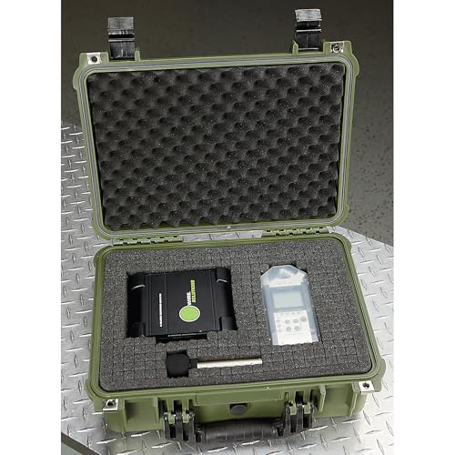 Strongway 16in. Plastic Waterproof Storage Case With Foam, Ammo Box, Fit Use of Drones, Camera, Equipments, Pistols - color: Green