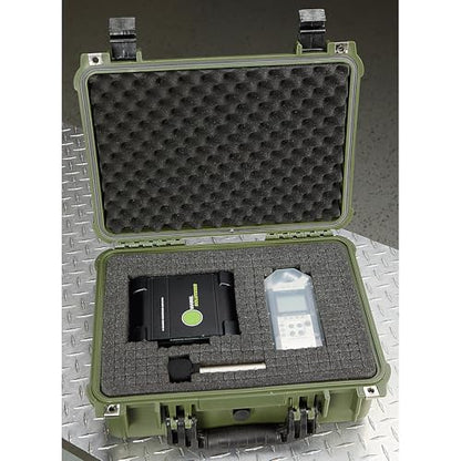 Strongway 16in. Plastic Waterproof Storage Case With Foam, Ammo Box, Fit Use of Drones, Camera, Equipments, Pistols - color: Green
