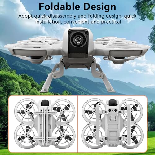 Landing Gear for DJI Neo Drone - Foldable Landing Legs Quick Release Extension Kit for DJI Neo Drone Accessories