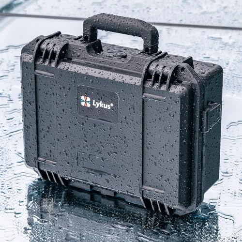 Lykus Titan FP110 Waterproof Hard Case for DJI Flip and DJI RC 2/RC-N3 - color: Black