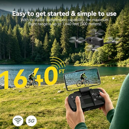 Drone with Camera for Adults, 36min Flight, 249g FAA-Exempt-H867 4K drone
