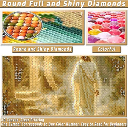 Christian Diamond Art Kits for Adults Cute Diamond Painting Kit Beginner - color: DP04917