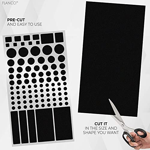 FLANCCI LED Light Dimming Stickers, LED Dimming Stickers, (2 Sheets) Dimming Sheets (6 Sheets 80%) - size: 6 SHEETS 80%