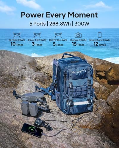 BLUETTI Solar Generator Handsfree 1 with 100W 268Wh Portable Power Station - style: BLUETTI Handsfree1+100W Solar Panel