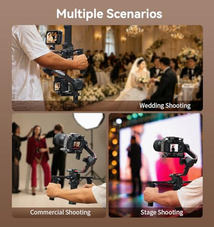 SMALLRIG Dual Handle Handgrip for DJI RS 5/ RS 4 /RS 4 Pro/RS 3/ RS 3 Pro - style: Handle