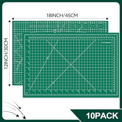 10 Pcs Self Healing Cutting Mat Bulk, 12×18 Inch Cutting Mats for Crafts - style: 10 Pack