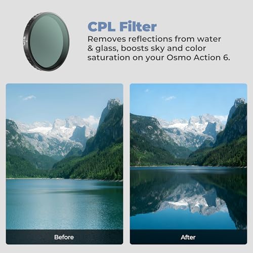 Freewell CPL Filter for DJl Osmo Action 6 - style: CPL