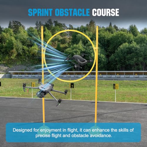 Generic Drone Obstacle Course Racing Training Set Diy Quadcopter Obstacle Course Kit Outdoor for Game Enthusiasts and Model Aircraft Lovers