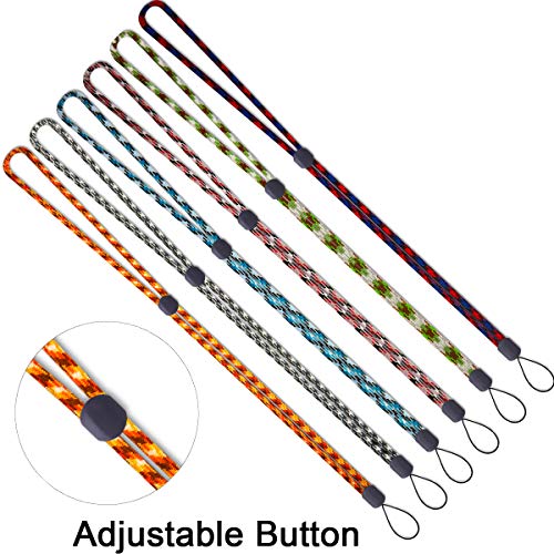 Foshine Lanyards,Adjustable Lanyard 6pcs Colors long Neck Lanyards Straps - color: 6 Colors