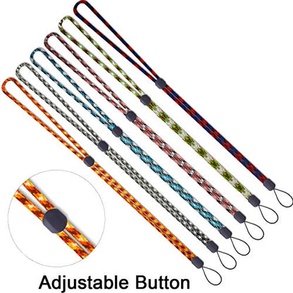 Foshine Lanyards,Adjustable Lanyard 6pcs Colors long Neck Lanyards Straps - color: 6 Colors