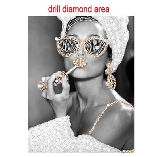 Bathroom Pearl Art Kit for Beginners,Diamond Painting Kits for Adults - color: LW504