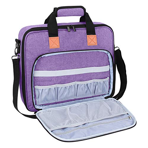 LUXJA Carrying Bag for A4 Light Pad and Diamond Painting Tools, Purple - color: Purple