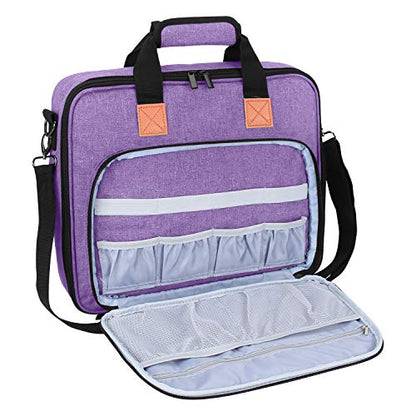 LUXJA Carrying Bag for A4 Light Pad and Diamond Painting Tools, Purple - color: Purple