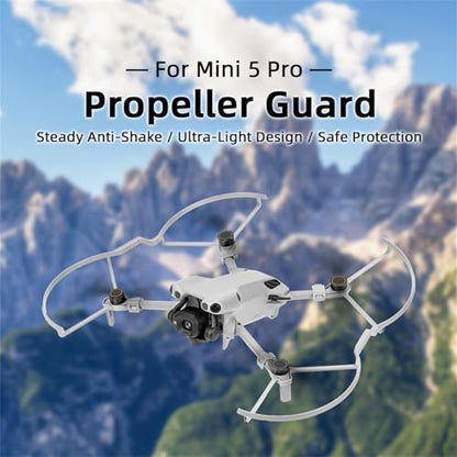 Mini 5 Pro Propellers Guard Protector 360° Protective Cover Case Quick Release Blade Protectors Compatible for DJI Mini 5 Pro Drone Accessories Anti-Collision