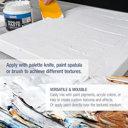 U.S. Art Supply Acrylic Modeling Paste - 16.9oz (500ml)