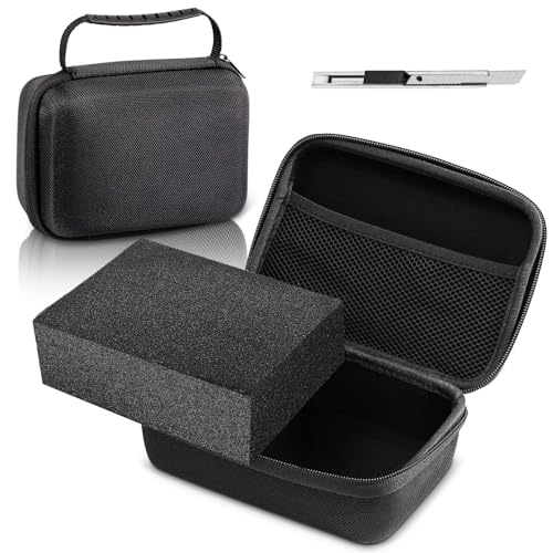 Relaxweex Hard Case with Foam, 11 X 7.8 X 4.3 Inch, Black - color: Black, size: 11 x 7.8 x 4.3 inch