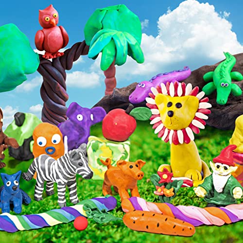Air Dry Clay, 24 Colors Modeling Magic Clay for Kids - color: 24 Colors