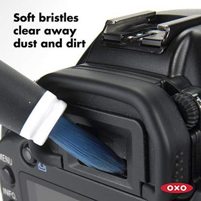 OXO Good Grips Electronics Cleaning Brush - Blue - color: Blue, size: One Size, style: Brush